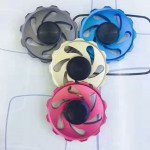 Wholesale Wheel Design Aluminum Metal Fidget Spinner Stress Reducer Toy for Autism Adult, Child (Mix Color)